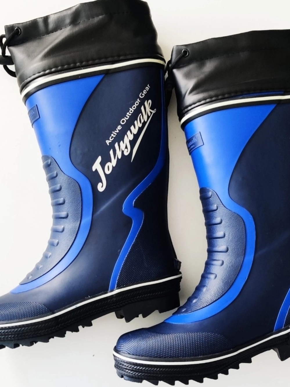 Jollywalk Insulated Walking Blue Boots Mens 41/7 US No Original Box or Sticker